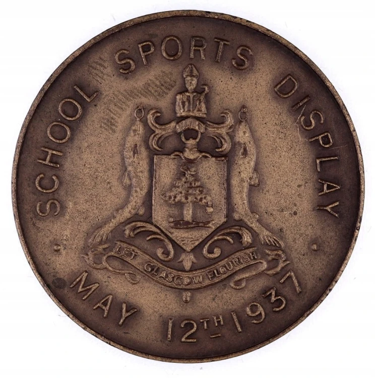 Anglia,Jerzy VI i Elżbieta, medal koronacyjny 1937