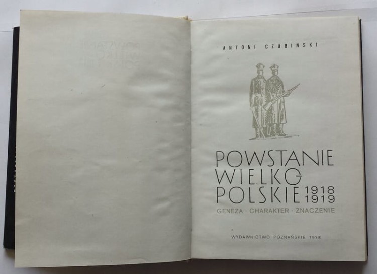 STARA KSIĄŻKA POWSTANIE WIELKOPOLSKIE 1978