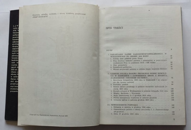 STARA KSIĄŻKA POWSTANIE WIELKOPOLSKIE 1978