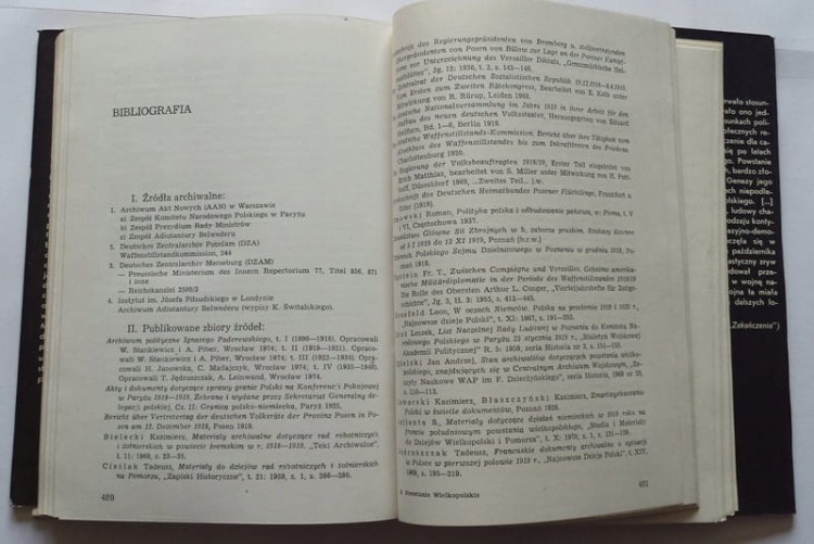 STARA KSIĄŻKA POWSTANIE WIELKOPOLSKIE 1978