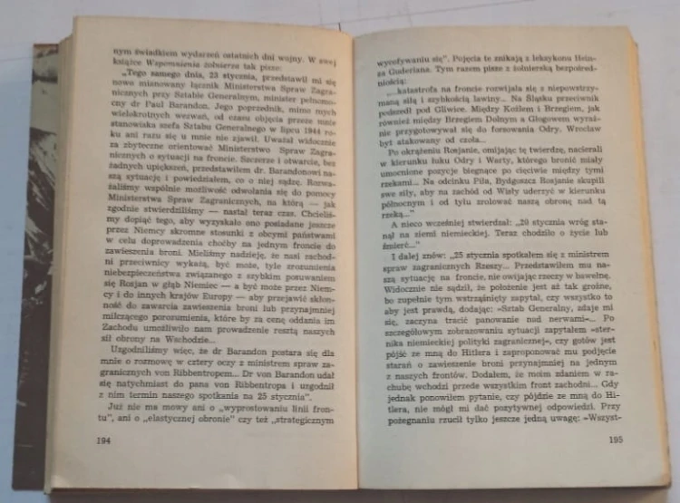 STARA KSIĄŻKA KONIEC TRZECIEJ RZESZY 1975