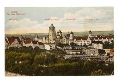 FELDPOST POZNAŃ ZAMEK CESARSKI WIDOK OGÓLNY 1914