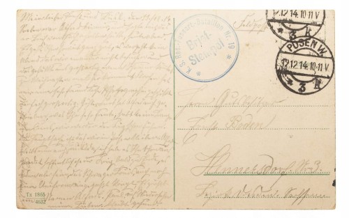 FELDPOST POZNAŃ ZAMEK CESARSKI WIDOK OGÓLNY 1914
