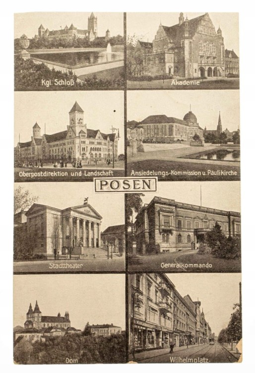 FELDPOST POZNAŃ WIDOK OGÓLNY 1916