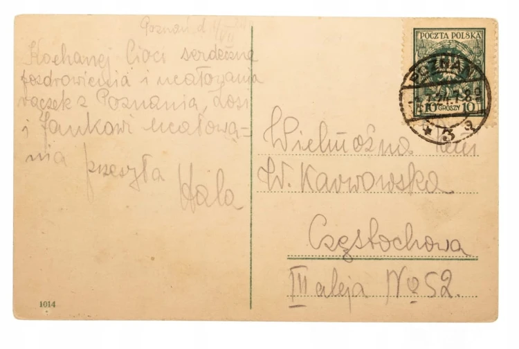 POZNAŃ WARTA KATEDRA BARKI KOŚCIÓŁ P. MARYI 1914