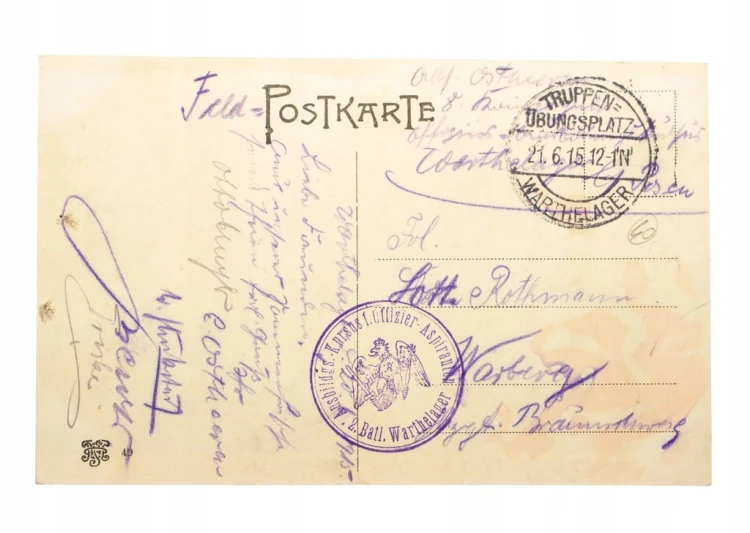 BIEDRUSKO - LEŚNICZÓWKA, FORSTEREI JAGERWALD 1915