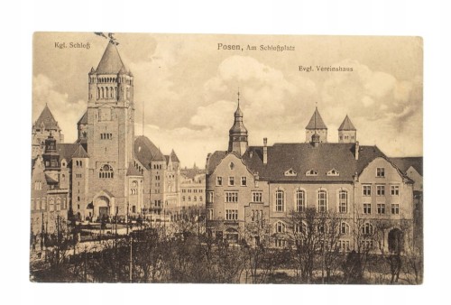 POZNAŃ - PLAC ZAMKOWY, ZAMEK 1915
