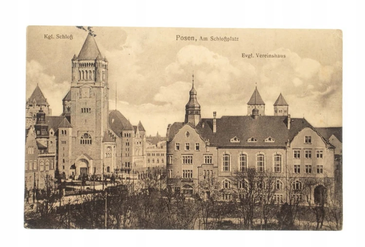 POZNAŃ - PLAC ZAMKOWY, ZAMEK 1915