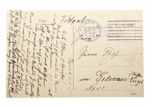 POZNAŃ - UNIWERSYTET ADAMA MICKIEWICZA 1915