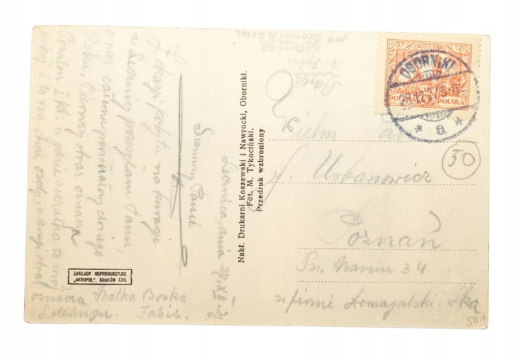 OBORNIKI - KOWANÓWKO, LECZNICA 1927