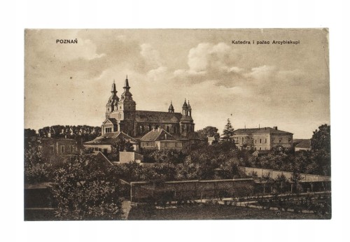 POZNAŃ - KATEDRA I PAŁAC ARCYBISKUPI l. 20