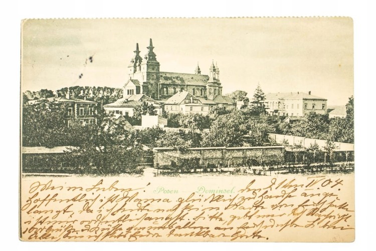 POZNAŃ - KATEDRA, PANORAMA 1904