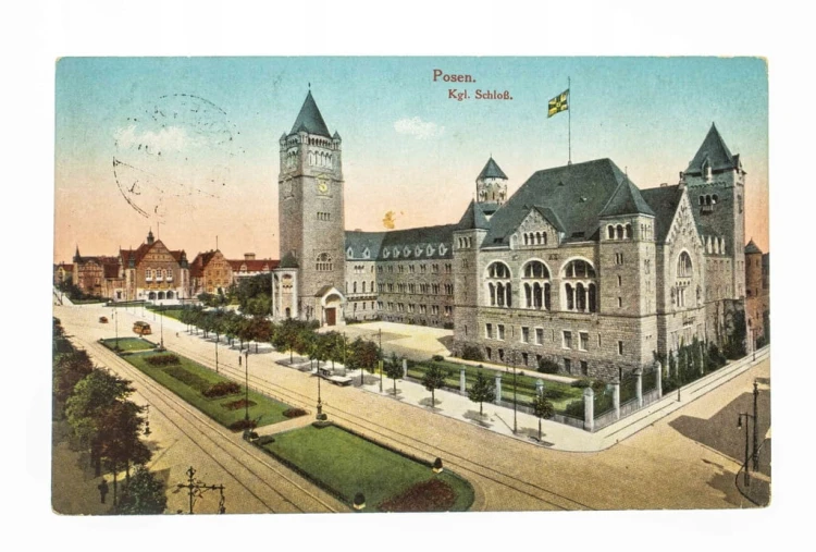POZNAŃ - ZAMEK CESARSKI, ŚW. MARCIN, FELDPOST 1915