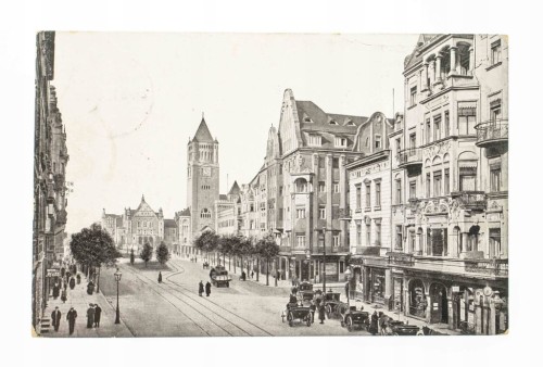 POZNAŃ - ZAMEK CESARSKI, ŚW. MARCIN, FELDPOST 1917