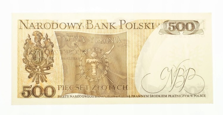 500 ZŁOTYCH 1.06.1982, seria GH st.1-