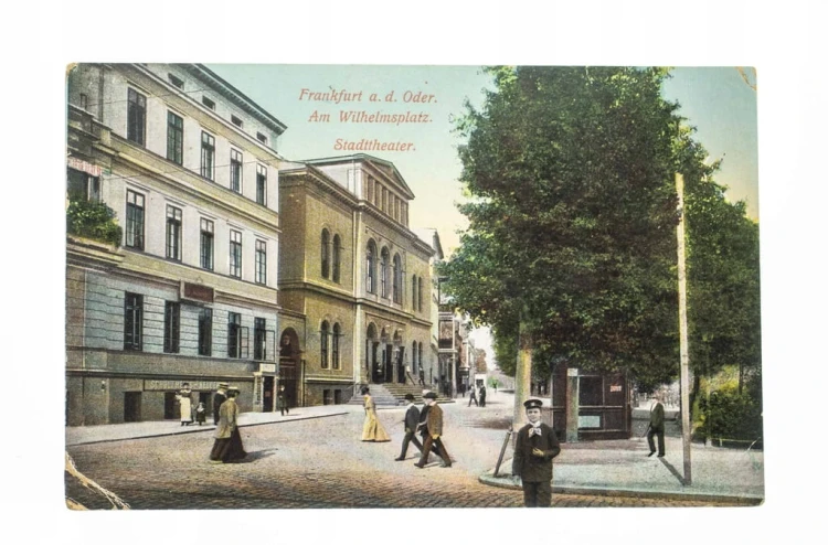 FRANKFURT NAD ODRĄ - TEATR MIEJSKI 1916