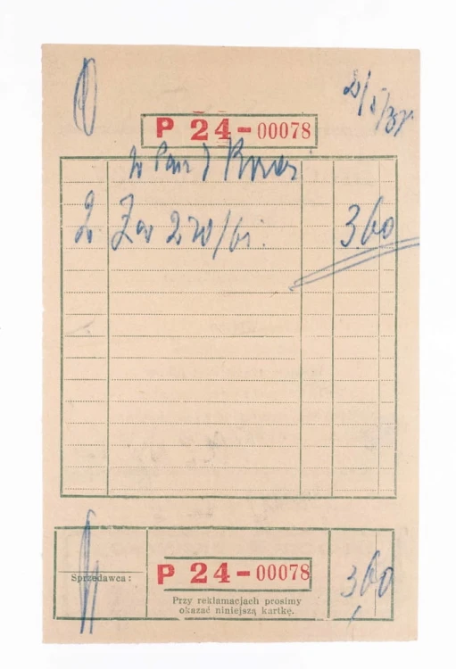 STARY RACHUNEK - BRACIA BORKOWSCY, ZAKŁADY ELEKTROTECHNICZNE, POZNAŃ 1937