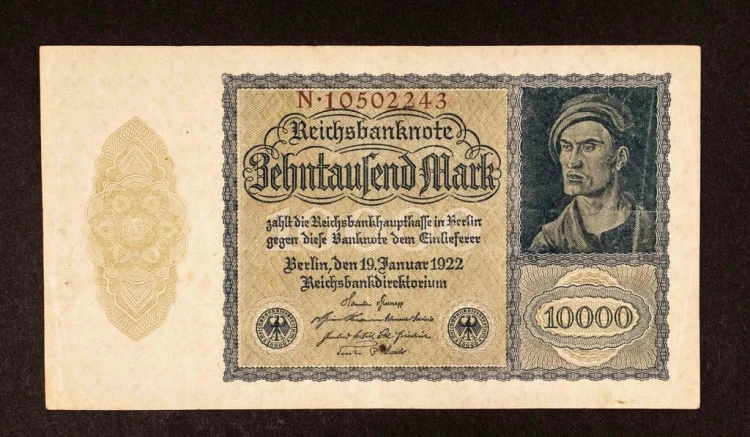 Niemcy 10.000 marek 19.01.1922. Seria N