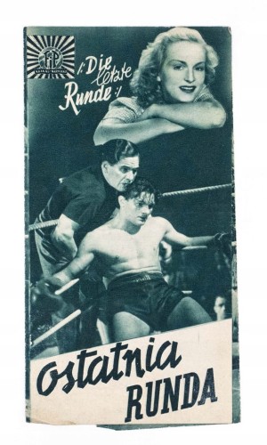 STARA REKLAMA - KINO, FILM OSTATNIA RUNDA, WARSZAWA / KRAKÓW OKUPACJA l. 40