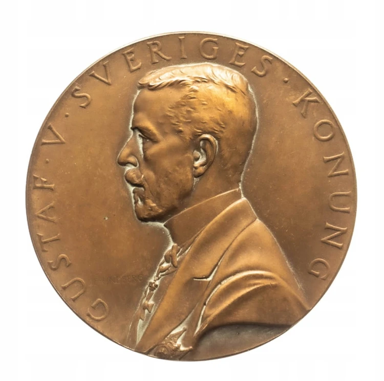 Szwecja, medal Gustaw V, wystawa rolnicza Orebro 1911