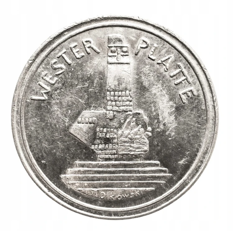 Polska, żeton Westerplatte, Muzeum Historyczne Miasta Gdańska 2000
