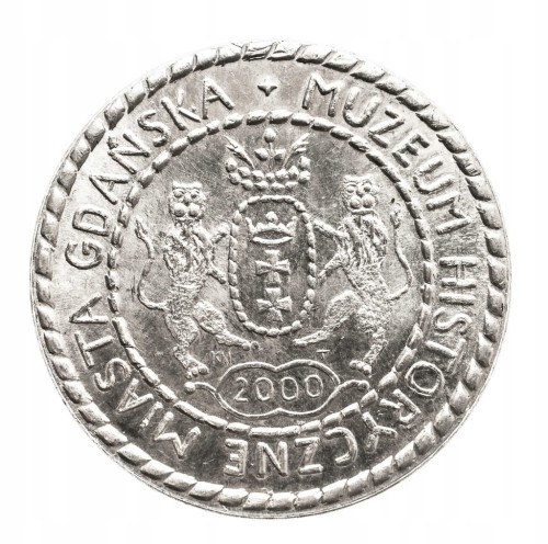 Polska, żeton Westerplatte, Muzeum Historyczne Miasta Gdańska 2000