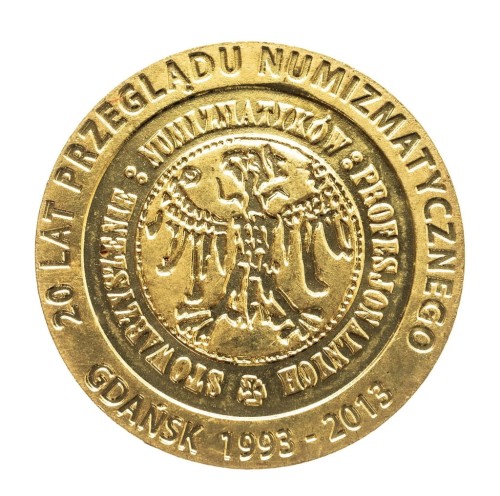 Żeton Zygmunt III Waza, Dukat Gdański 20 lat Przeglądu Numizmatycznego 2013