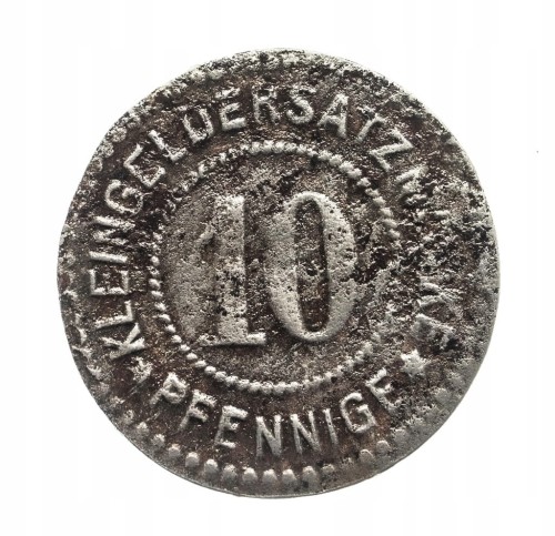 Kołobrzeg, 10 fenigów 1918