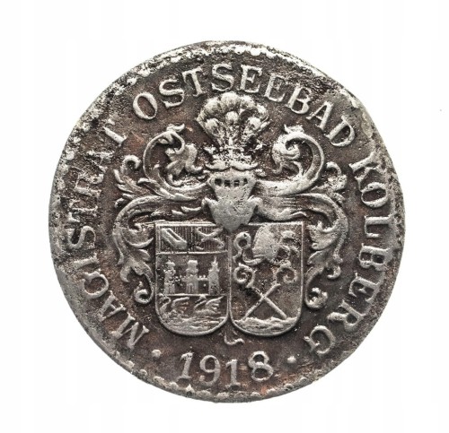 Kołobrzeg, 10 fenigów 1918