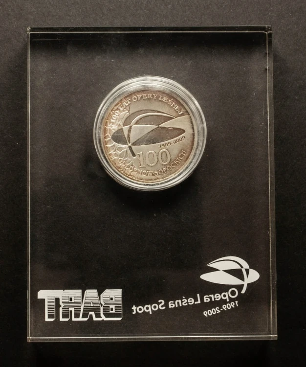 Polska, 100 guldenów sopockich, 100 lat Opery Leśnej Sopot 2009