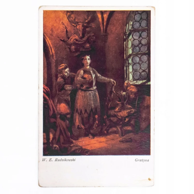 STARA POCZTÓWKA - GRAŻYNA ADAM MICKIEWICZ W. E. RADZIKOWSKI II RP