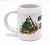 STARY CERAMICZNY KUFEL - SPITZ JAGERTEE AUSTRIA, MYŚLIWY ZE STRZELBĄ, JELEŃ