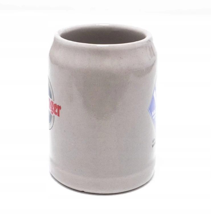 STARY CERAMICZNY KUFEL - PIWO HENNINGER, SV WALDHOF MANNHEIM, NIEMCY