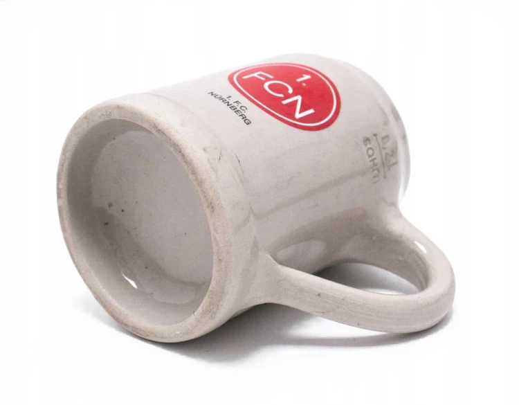 STARY CERAMICZNY KUFEL - PIWO HENNINGER, 1. FC NURNBERG , NIEMCY