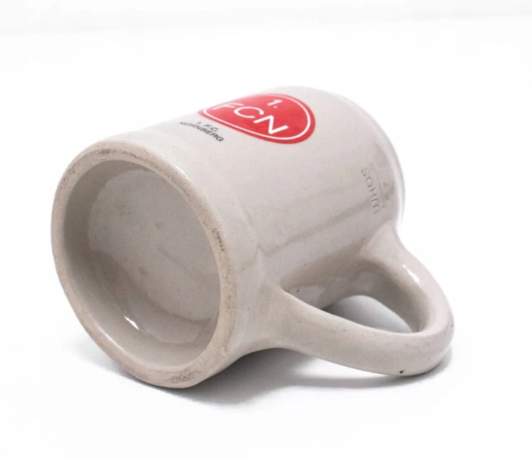 STARY CERAMICZNY KUFEL - PIWO HENNINGER, 1. FC NURNBERG, NIEMCY