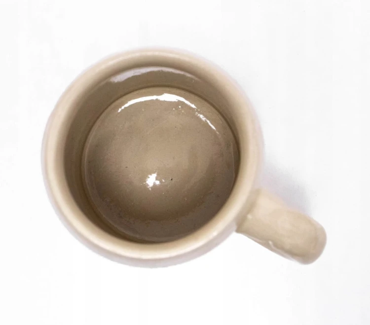 STARY CERAMICZNY KUFEL - PIWO KULMBACHER, NIEMCY