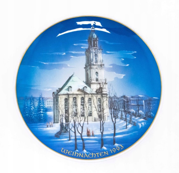 STARY TALERZ PORCELANOWY ROSENTHAL - KOŚCIÓŁ GARNIZONOWY POCZDAM 1993