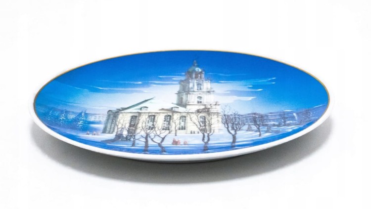 STARY TALERZ PORCELANOWY ROSENTHAL - KOŚCIÓŁ GARNIZONOWY POCZDAM 1993