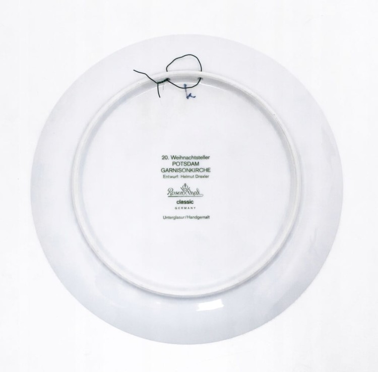 STARY TALERZ PORCELANOWY ROSENTHAL - KOŚCIÓŁ GARNIZONOWY POCZDAM 1993