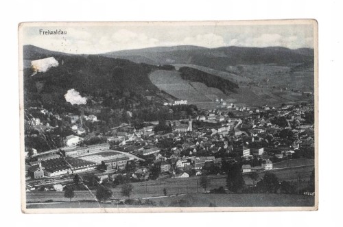 CZECHY, JESIONIK - PANORAMA MIASTA 1929