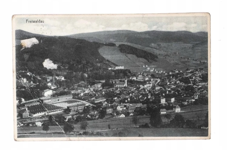 CZECHY, JESIONIK - PANORAMA MIASTA 1929