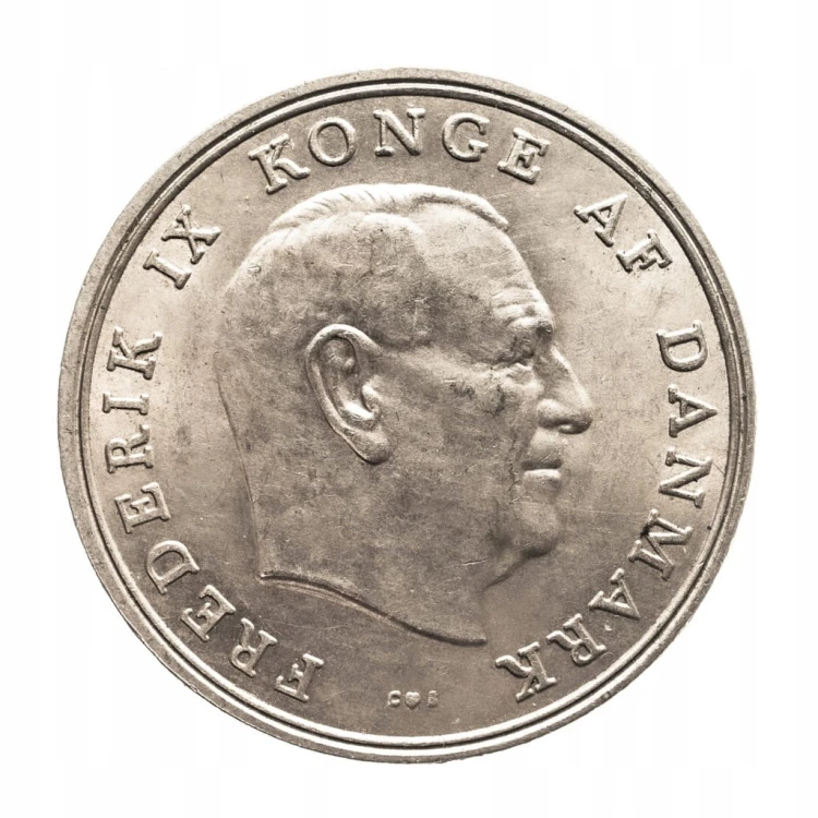 Dania, Fryderyk IX, 5 koron 1968 rok