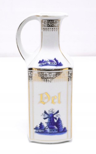 STARY PORCELANOWY DZBANEK - WIATRAK, DEL HOLANDIA