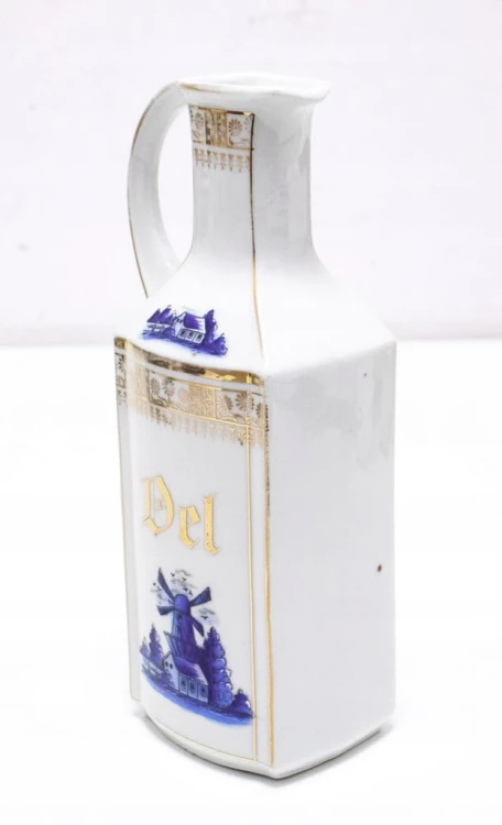 STARY PORCELANOWY DZBANEK - WIATRAK, DEL HOLANDIA