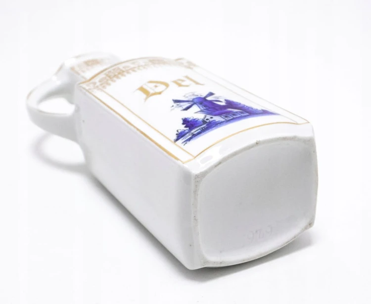 STARY PORCELANOWY DZBANEK - WIATRAK, DEL HOLANDIA