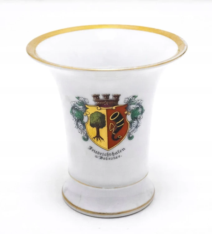 STARY PORCELANOWY WAZONIK - FRIEDRICHSHAFEN, NIEMCY