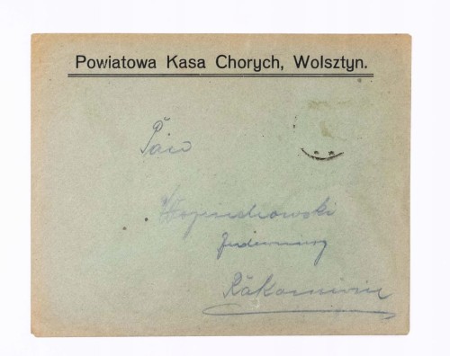 STARA KOPERTA LISTOWA - POWIATOWA KASA CHORYCH, WOLSZTYN / RAKONIEWICE