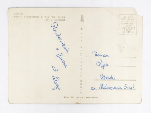 JAWOR - BASZTA STRZEGOMSKA 1966