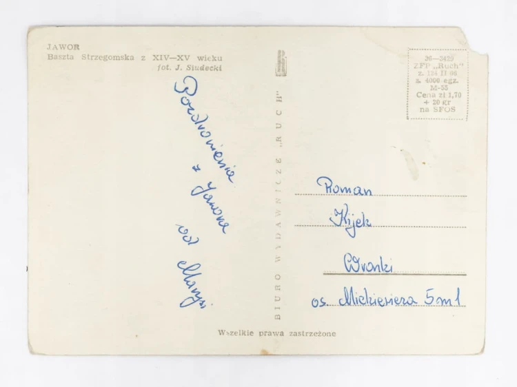 JAWOR - BASZTA STRZEGOMSKA 1966