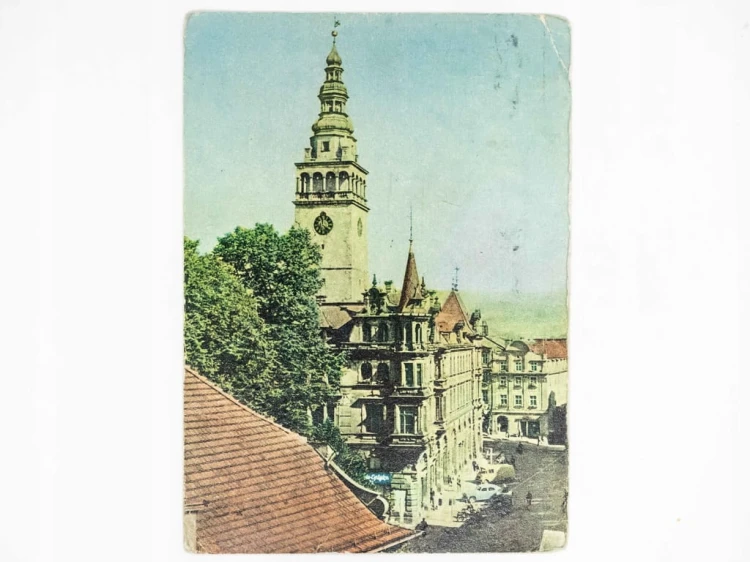 KŁODZKO - RATUSZ Z WIEŻĄ 1961